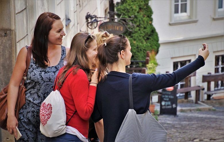 Tourists Taking Selfie, Viator Tours