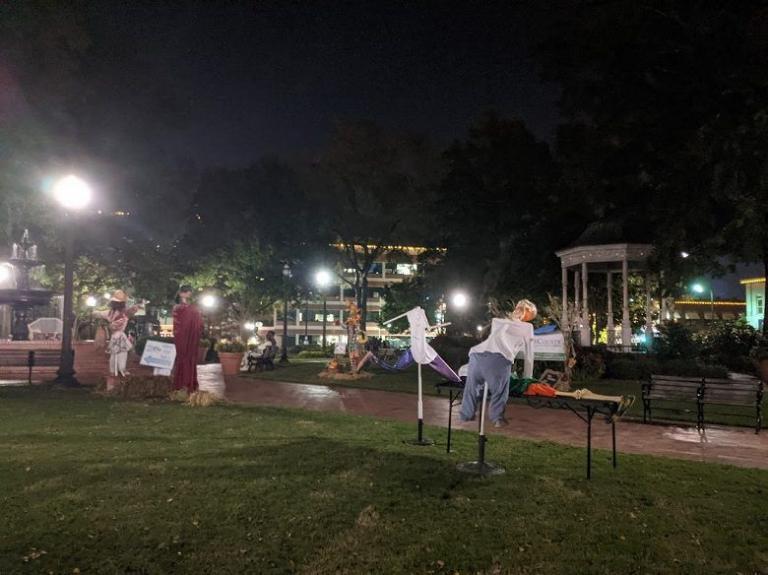 Scarecrows on Marietta Square, Marietta, Georgia