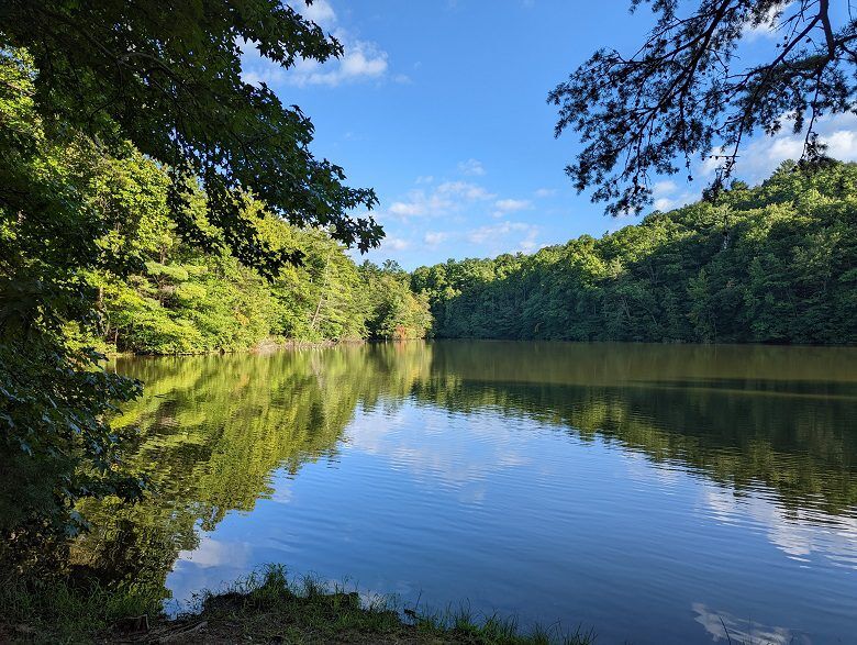 Hiking the Lake Loop Trail at Fort Mountain State Park