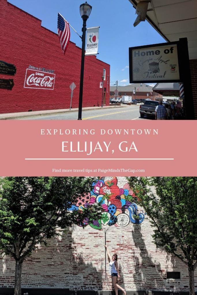 Exploring Downtown Ellijay, GA Shops