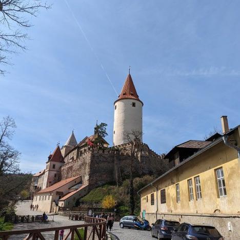 Visiting Karlštejn Castle in Karlštejn, Czech Republic