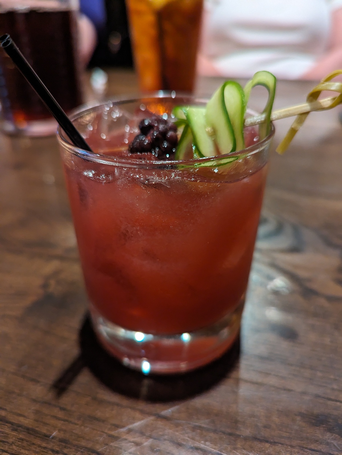 Blackberry cocktail from The Poppy and Parliament, Huntsville, Alabama